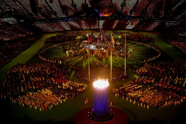 Inside the Olympic Stadium