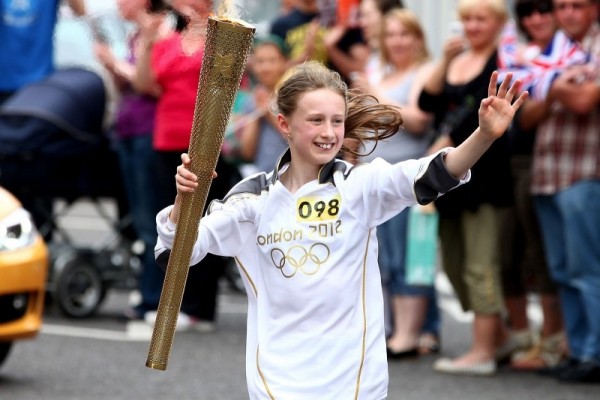 Young Torchbearer Emma Gibbs